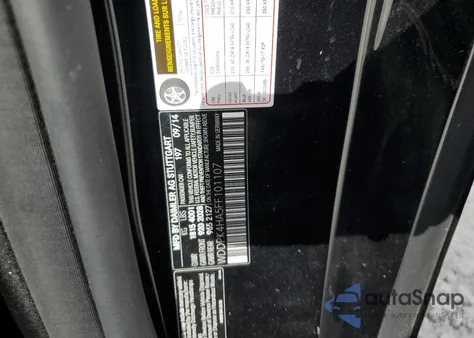 2015 Mercedes-Benz Slk 250 from USA, damaged, VIN WDDPK4HA5FF101107